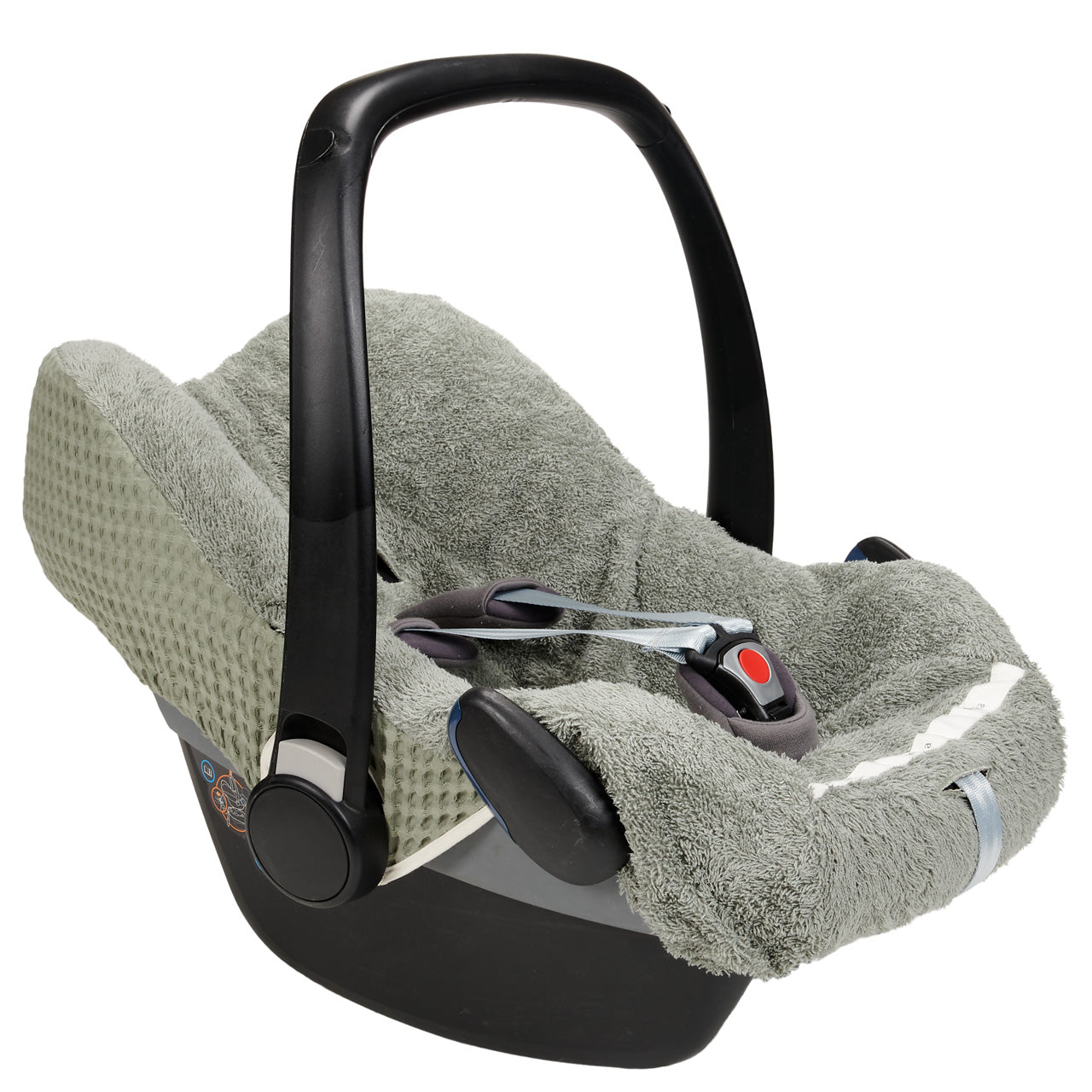 Babyschale Bezug Waffelstruktur, Sommerbezug Frottee