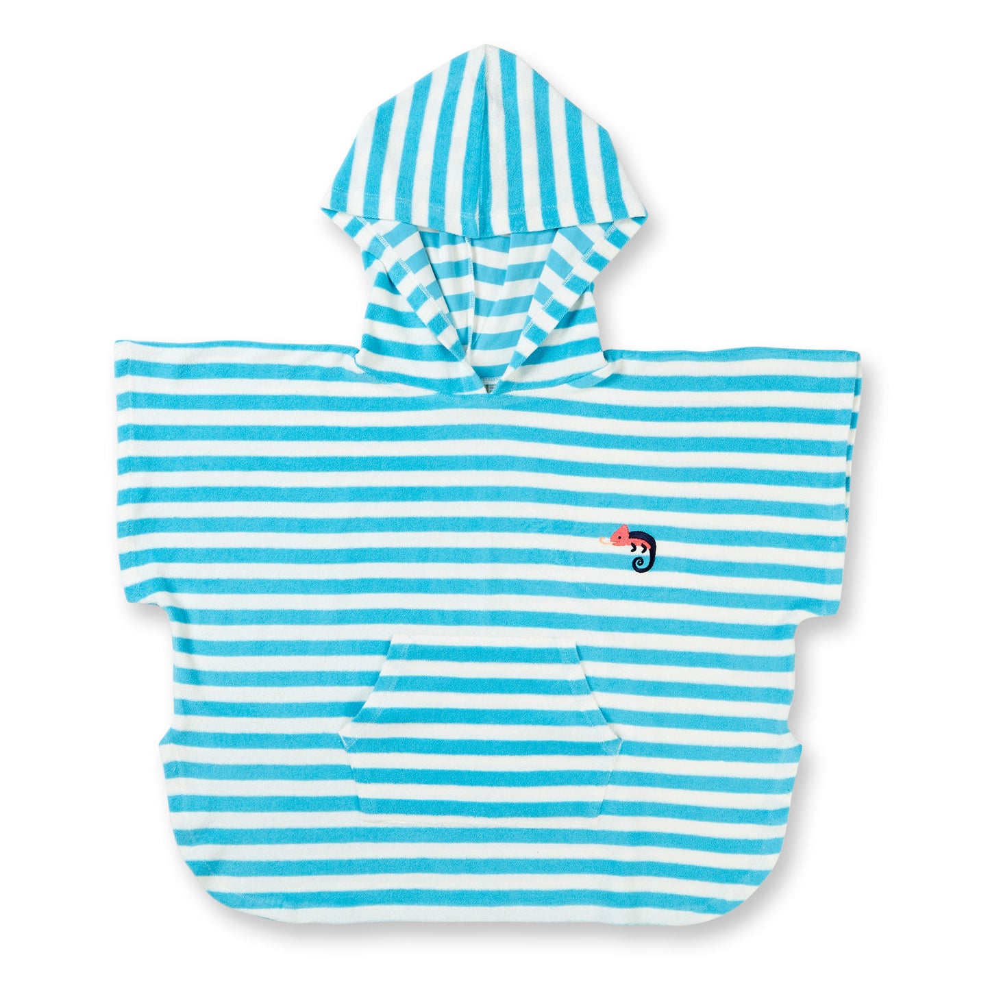 Strand Poncho für Mädchen und Jungen, Chamäleon/Lama