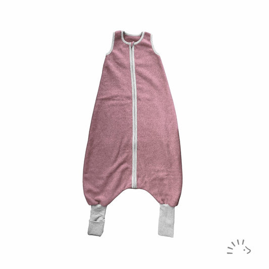Schlafsack mit Beinen rosa/melange