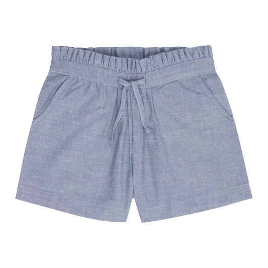 Chambray Shorts für Mädchen blau - online exclusive