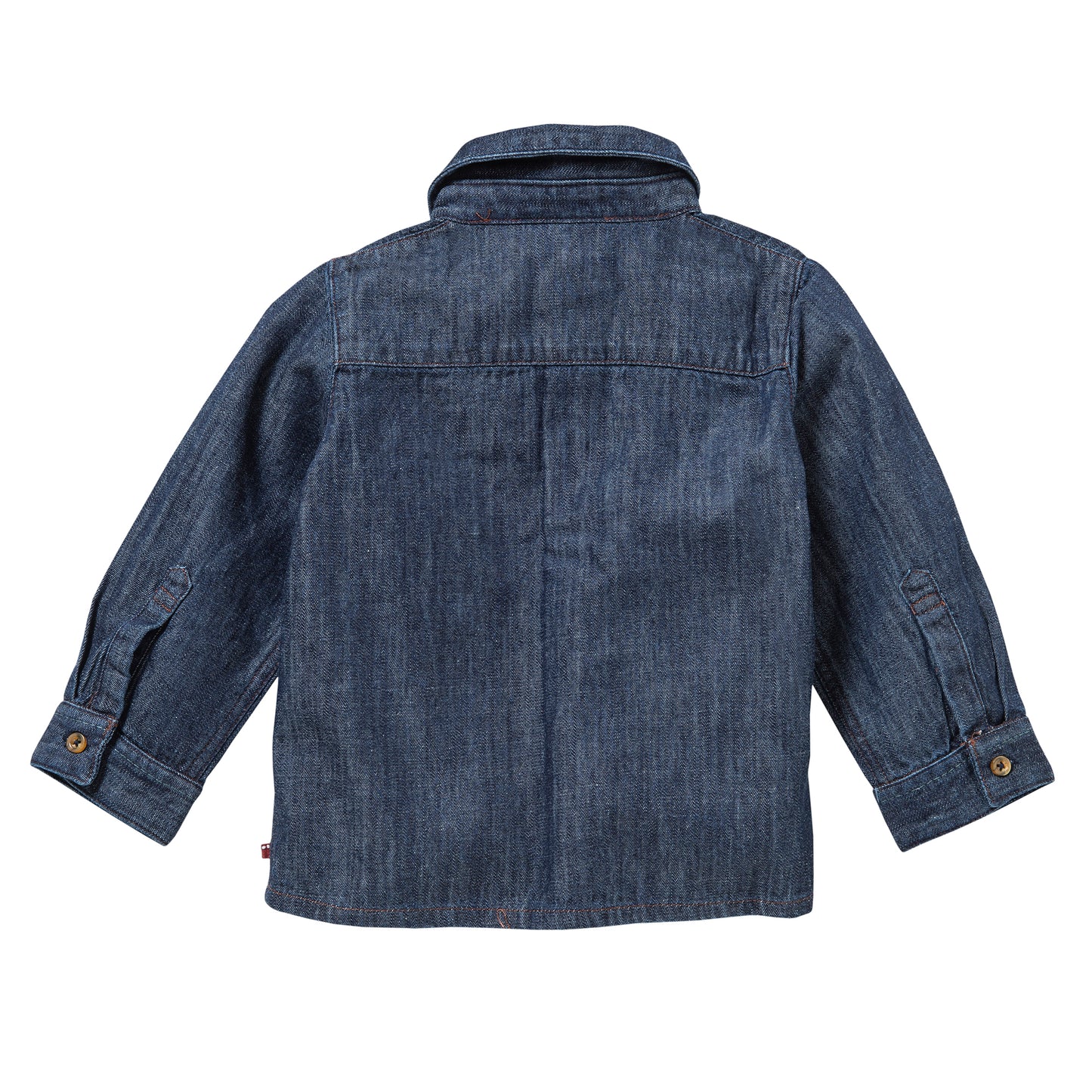 Baby weiches schickes Jeans Hemd blau Melange