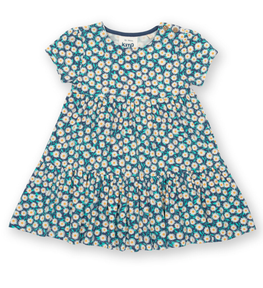 Gänseblümchen Kleid Daisy Field blau