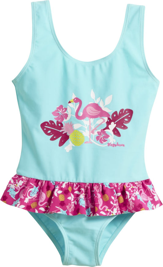 Badeanzug Flamingo,  mit UV Schutz