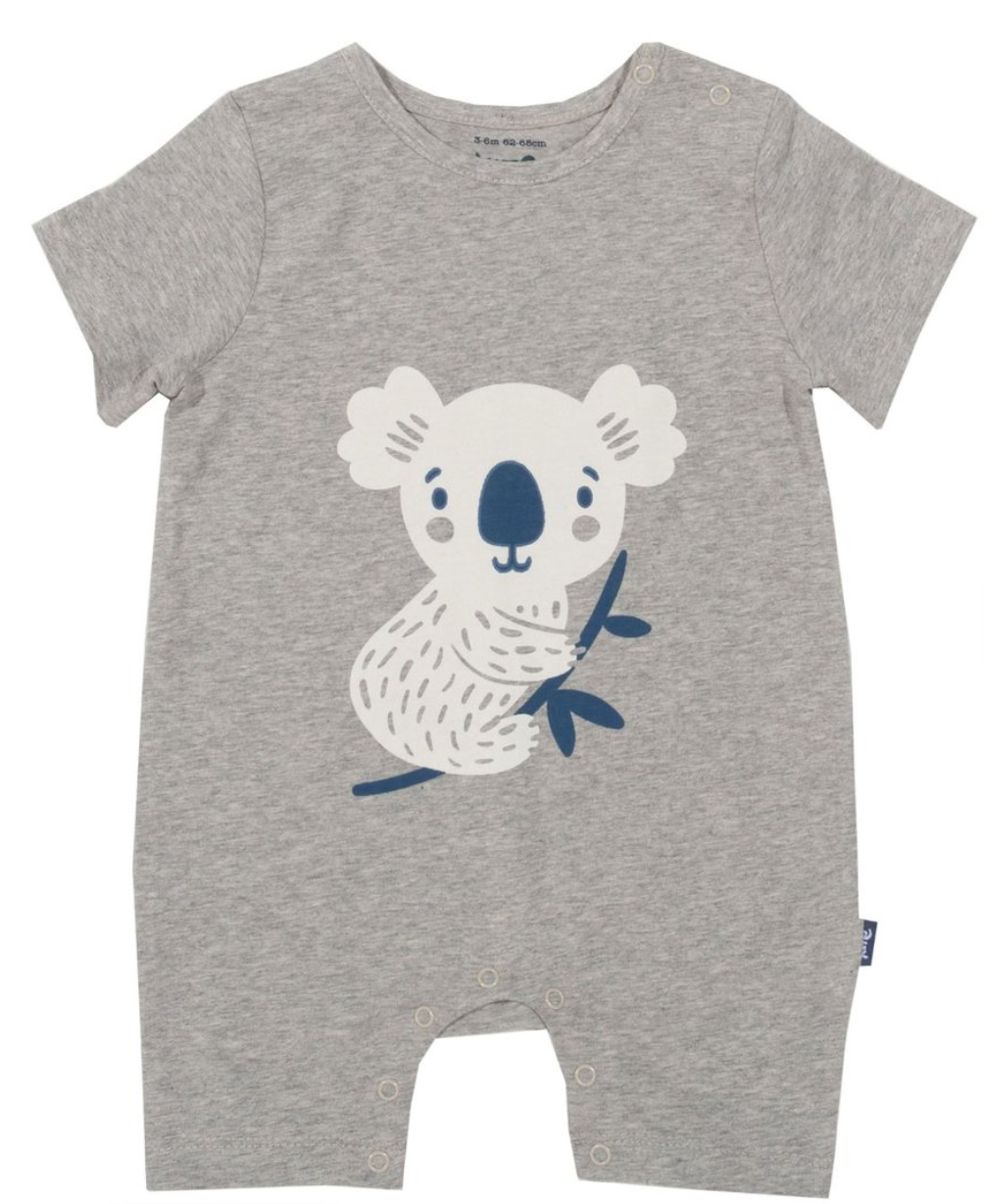 Baby Strampler Koala grau - online exclusive
