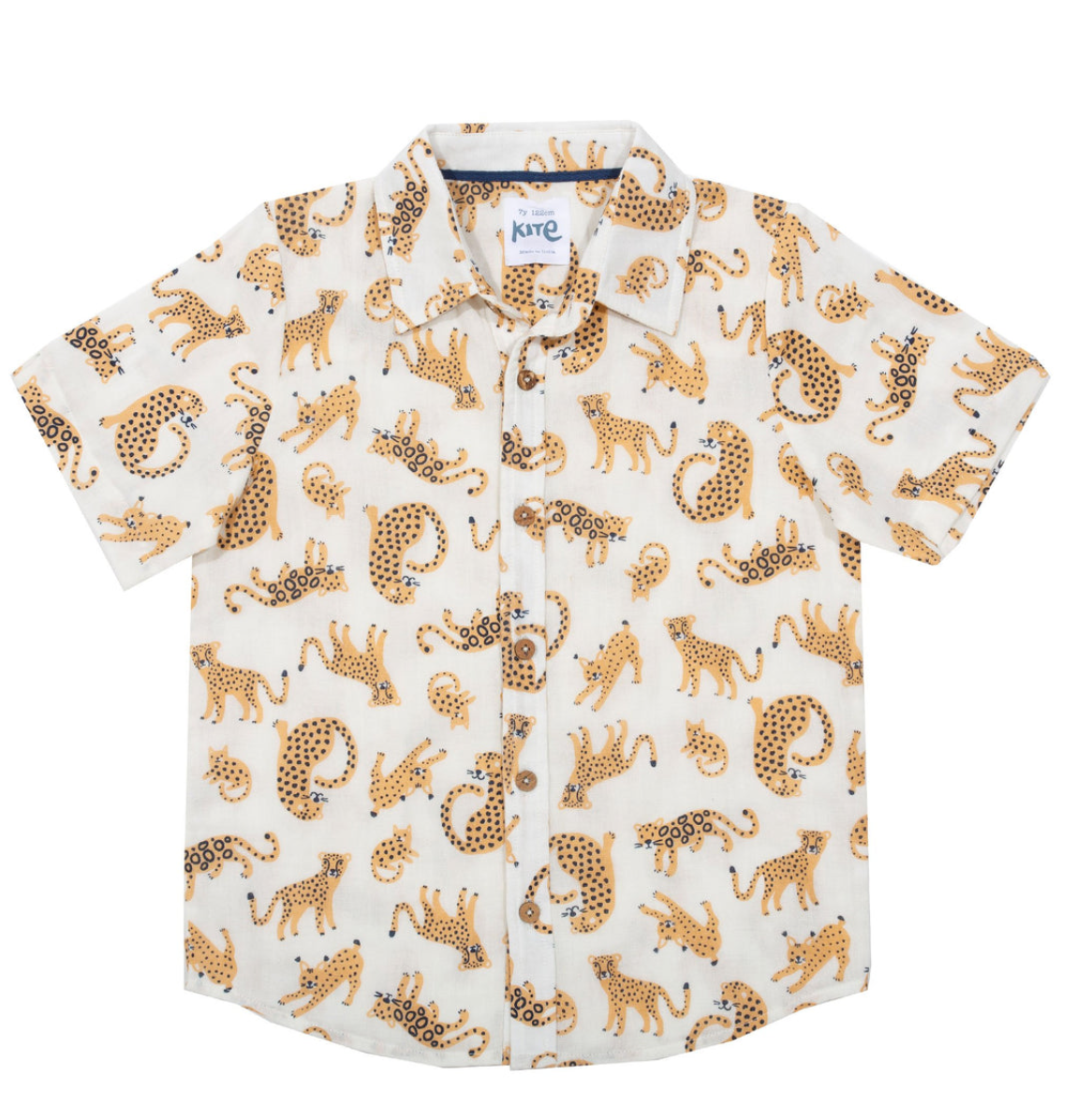 Kinder Musselin Sommer Shirt Wildkatzen Königreich