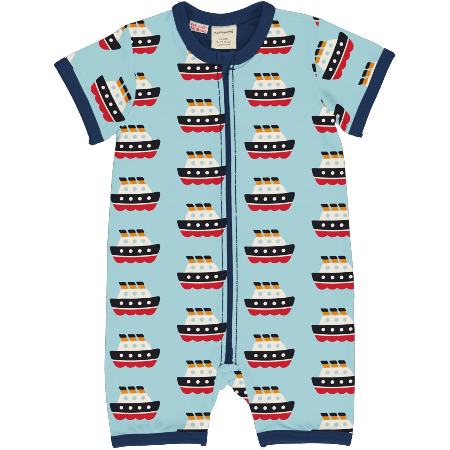 Baby Sommer Romper, Reißverschluss Fähre - online exclusive