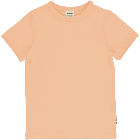 Kinder Basic Shirt für den Sommer apricot Pastell